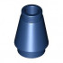 Cone 1 x 1 with Top Groove: {земно син}