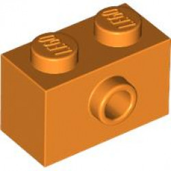 BRICK 1X2 W/ 1 KNOB: {ярко оранжев}