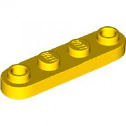 PLATE 1X4, ROUNDED, NO. 1: {ярко жълт}