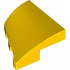 PLATE 2X2X2/3, HALF BOW W/ CUT, RIGHT: {ярко жълт}