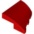PLATE 2X2X2/3, HALF BOW, W/ CUT, LEFT: {ярко червен}
