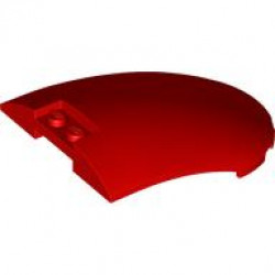 Windscreen 8 x 6 x 2 Curved: {ярко червен}