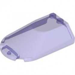 WINDSCREEN 4X6X1 1/3, NO. 1: {прозрачно ярко синьо-виолетов}