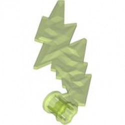 WING 5X7, W/ CROSS HOLE, NO. 1: {прозрачно ярко зелен}