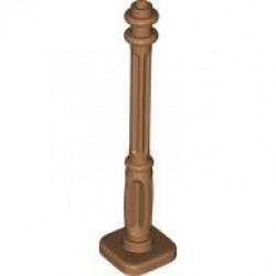 Support 2 x 2 x 7 Lamp Post, 4 Base Flutes: {умерен нуга}