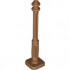 Support 2 x 2 x 7 Lamp Post, 4 Base Flutes: {умерен нуга}