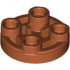 TILE, 2X2, INV., ROUND: {тъмно оранжев}