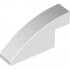 BRICK 1X4X1 2/3, OUTSIDE HALF BOW: {бял}