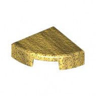 1/4 CIRCLE TILE 1X1: {топло златист}