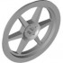 DESIGN ELEMENT W/ CROSS HOLE, NO. 3: {умерено каменно сив}
