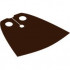 Minifigure Cape Cloth, Standard - Spongy Stretchable Fabric - 3.9cm Height: {червеникаво-кафяв}