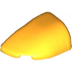 BRICK 2X3X1, BOW, 1/4 CIRCLE, LEFT: {огнено жълто-оранжев}