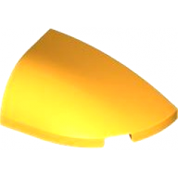BRICK 2X3X1, BOW, 1/4 CIRCLE, RIGHT: {огнено жълто-оранжев}