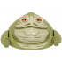 Body SW Hutt Adult - Torso and Head with Arms with Tan Face, Orange Eyes and Dark Bluish Gray Wrinkles on Back Pattern: {маслинено зелен}