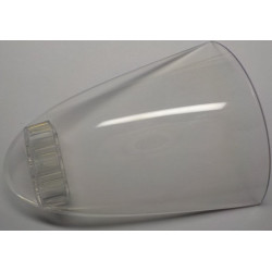 Windscreen 9 x 7 x 2 1/2 Curved Motorcycle with Technic, Liftarm Thick 1 x 3: {прозрачен}