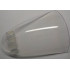 Windscreen 9 x 7 x 2 1/2 Curved Motorcycle with Technic, Liftarm Thick 1 x 3: {прозрачен}