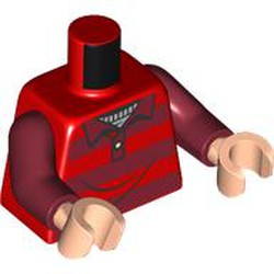 MINI UPPER PART, NO. 7305: {ярко червен}