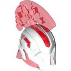 MINI HELMET, NO. 476: {прозрачно червен}