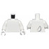 Torso with Dark Bluish Gray Dog Tail Outline on Back Pattern / White Arms / White Hands: {бял}