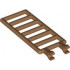 Bar 7 x 3 with 2 Open O Clips (Ladder): {умерен нуга}