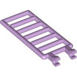 Bar 7 x 3 with 2 Open O Clips (Ladder): {лавандулов}
