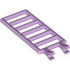 Bar 7 x 3 with 2 Open O Clips (Ladder): {лавандулов}