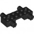 Vehicle, Base 2 x 6 x 1 with Axle Holders on Sides: {черен}