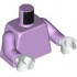 Torso Plain / Lavender Arms / White Hands: {лавандулов}