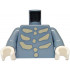 Torso Tan Skeleton Ribs Pattern / Sand Blue Arms / White Hands: {пясъчно син}