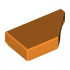 TILE 1X2, DEG. 45, CUT, RIGHT: {ярко оранжев}