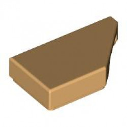 Tile, Modified 1 x 2 Wedge Right: {умерен тан}