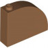 BRICK 1X4X3, OUTSIDE HALF BOW, NO. 1: {умерен нуга}
