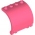 Panel 3 x 4 x 3 Curved with Double Clip Hinge: {пъстро коралов}