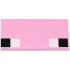 Tile 2 x 4 with Large White and Black Squares Pattern (Minecraft Baby Pig Eyes): {светло пурпурен}