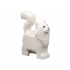 Cat, Persian Longhair, Standing with Black Eyes and Dark Pink Nose Pattern: {бял}