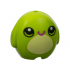 Minifigure, Utensil Pillow Plush Toy with Frog with Black Eyes, Magenta Mouth and Bright Light Yellow Stomach Pattern: {ярко жълто-зелен}