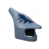 Minifigure, Headgear Head Cover, Costume Pterodactyl with Dark Blue Markings, Black and White Eyes Pattern: {пясъчно син}