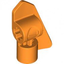 LEFT BASE PLATE 2X3, W/ CROSS HOLE: {ярко оранжев}