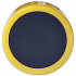 Tile, Round 1 x 1 with Black Surface Pattern: {топло златист}