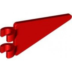 Flag 3 1/2 x 2 Triangle: {ярко червен}