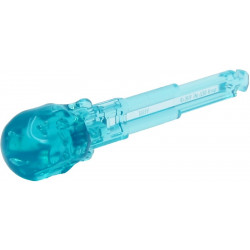 Projectile Arrow, Solid Shaft with  Round End with 4 Notches: {прозрачно светло син}