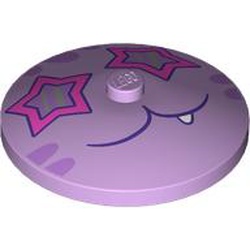 ROUND PLATE Ø32X6.4, NO.11: {лавандулов}