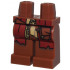 Hips and Legs with Dark Red and Tan Robe Ends, Tassel, and Reddish Brown Strap with Pouch Pattern: {червеникаво-кафяв}