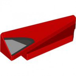 RIGHT DESIGN ELEMENT 1X5X11/3, NO. 2: {ярко червен}