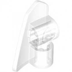 RIGHT BASE PLATE 2X3, W/ CROSS HOLE: {прозрачен}