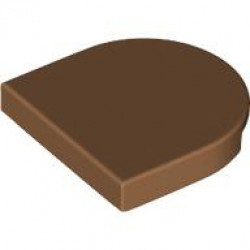 TILE 2X2, 1/2 CIRCLE: {умерен нуга}