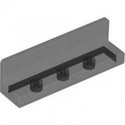 WALL ELEMENT 1X4X1: {прозрачно черен}
