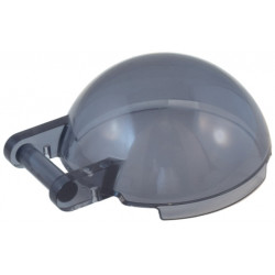 Windscreen 4 x 4 x 1 2/3 Canopy Half Sphere with Bar Handle: {прозрачно черен}