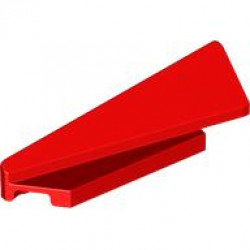 LEFT DESIGN ELEMENT 1X5X11/3, NO. 1: {ярко червен}