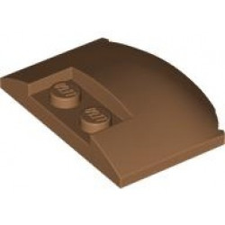 Wedge 3 x 4 x 2/3 Triple Curved: {умерен нуга}